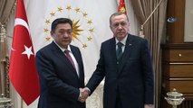 Cumhurbaşkanı Erdoğan, Moğolistan Meclis Başkanı'nı kabul etti