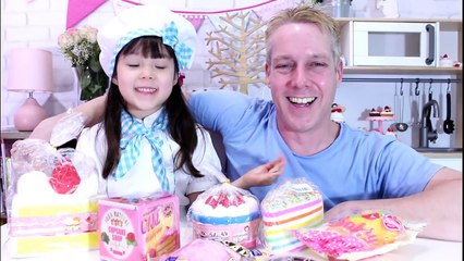 【バングッド スクイーズ】いい匂い過ぎて食べたくなる！もちもち ケーキ スイーツ スクイーズ！スイーツ屋さんごっこ Banggood Squishy Toys MayuChannel