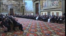 Pope to with diplomatic corps: 'build bridges' across religions, beliefs for peace