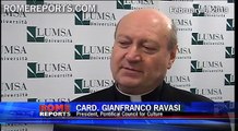 Gianfranco Ravasi, cardinal that will lead last spiritual exercises for Benedict XVI as Pope