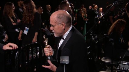 Richard King and Alex Gibson's Oscars Acceptance Speech Thank You Cam 2018