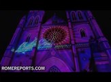 Sidney greets Christmas with spectacular light and sound display at cathedral