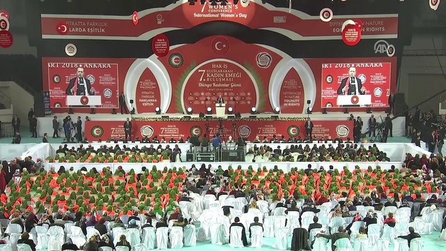 Cumhurbaşkanı Erdoğan: 'Erkek ve kadın arasındaki üstünlük tartışması beyhude bir tartışmadır' - ANKARA