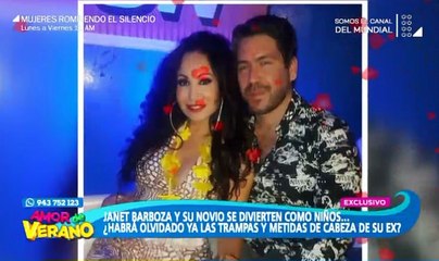 JANET BARBOSA Y SU NOVIO DISFRUTAN DE SU AMOR COMO UNOS NIÑOS SIN IMPORTAR OPINIONES DE LOS DEMÁS