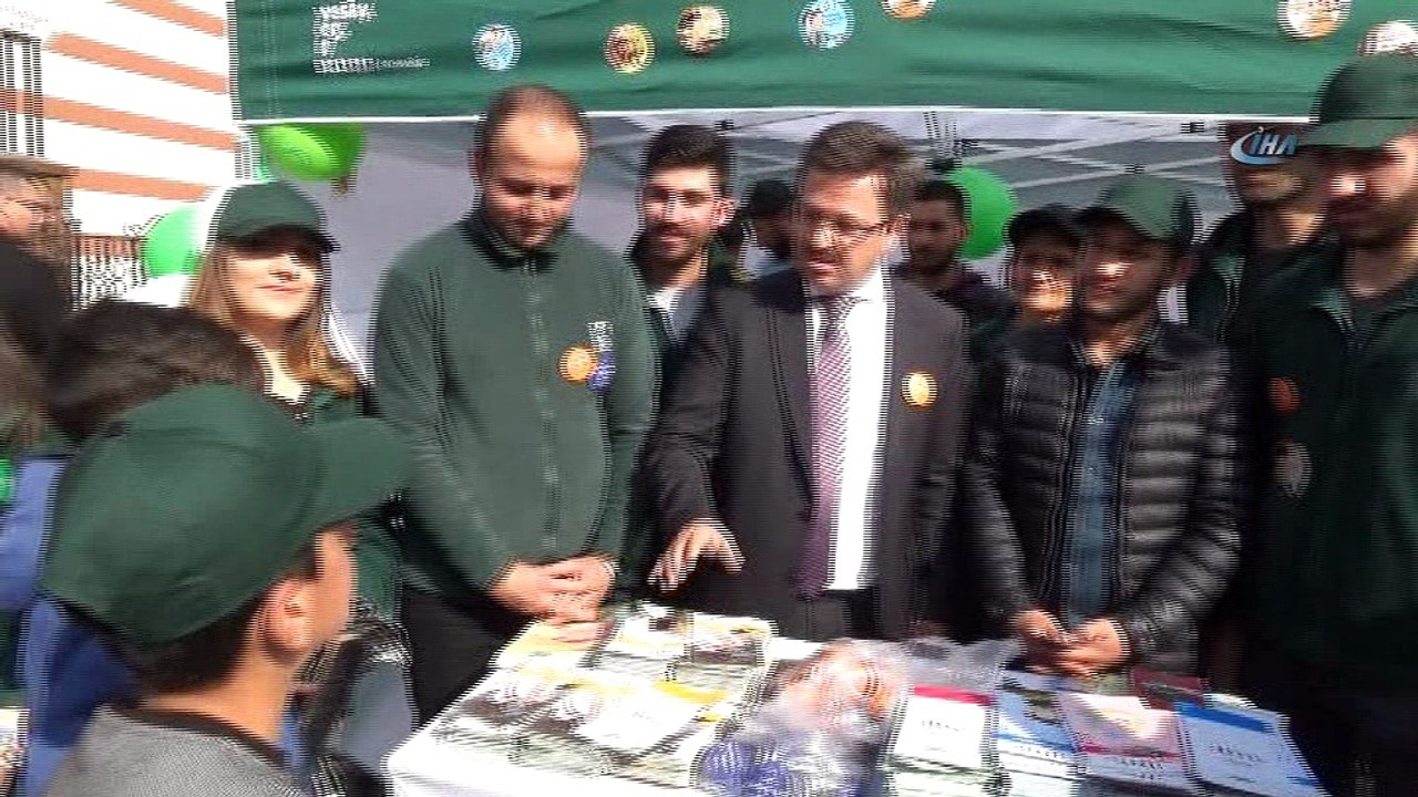Iğdır’da yeşil canlar stant kurdu