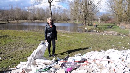 Dépôt sauvage à Cleppé