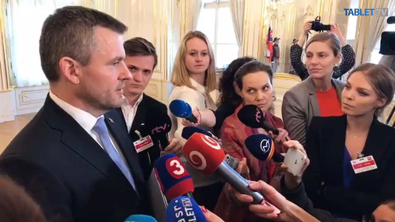 ZÁZNAM: Prezident poveril vedením ministerstva kultúry P. Pellegriniho