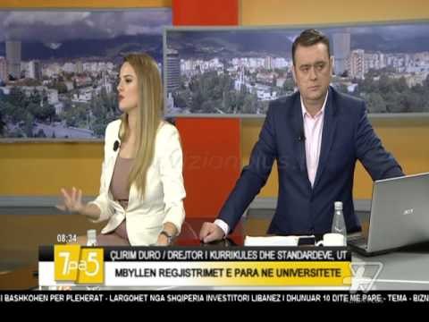 7pa5 - Mbyllen regjistrimet e para ne Universitete - 21 Shtator 2016 - Show - Vizion Plus