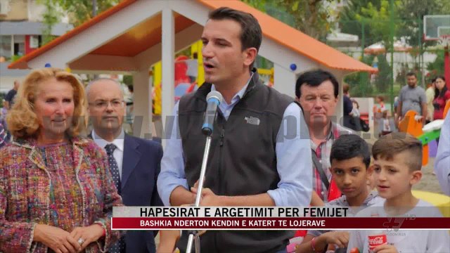 Bashkia ndërton këndin e katërt të lojërave - News, Lajme - Vizion Plus