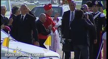 Pope arrives in Milan for World Meeting of Families