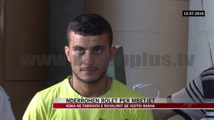 Lefter Koka viziton fabrikën e riciklimit - News, Lajme - Vizion Plus