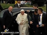 Benedict XVI receives the keys to the city of Leon in Guanajuato, Mexico