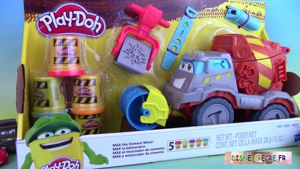 Pâte à modeler Super Camion Ciment Bétonnière Play Doh Max The Cement Mixer Truck Diggin Rigs