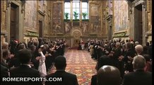 Benedict XVI receives the 182 ambassadors accredited to the Vatican