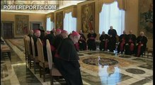 Pope meets with a group of American Bishops, addresses sex abuse crisis and secularization
