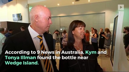 Australian Couple Finds 132 Year-Old Message in a Bottle