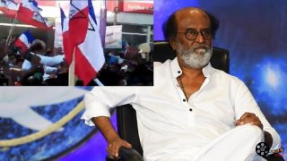Superstar rajinikanth spotted during MGR statue opening