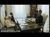 Pope Welcomes President Bronislaw Komorowski of Poland