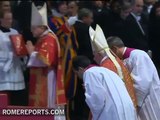 Good Friday: The Pope prays barefoot at St. Peter's Basilica.