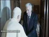 Benedicto XVI receives President of European Parliament Jerzy Buzek