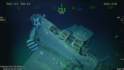El fundador de Microsoft encuentra el portaaviones USS Lexington, hundido en la Segunda Guerra Mundial