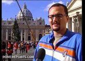 Decorations are underway for Vatican Christmas tree