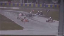 Cette course de karting tourne à la grosse catastrophe pour beaucoup de pilotes