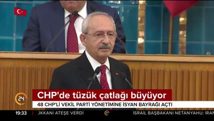 CHP'de tüzük çatlağı büyüyor