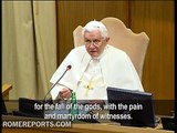 The Pope warns of 