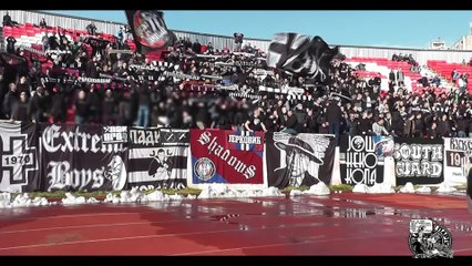 Grobari u Nišu | Radnički - Partizan, 03.03.2018