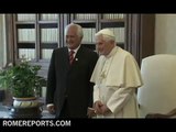 Pope receives Feleti Vakauta Sevele, Prime Minister of the Kingdom of Tonga