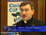 Today starts the Clericus Cup, the football tournament for Catholic priests