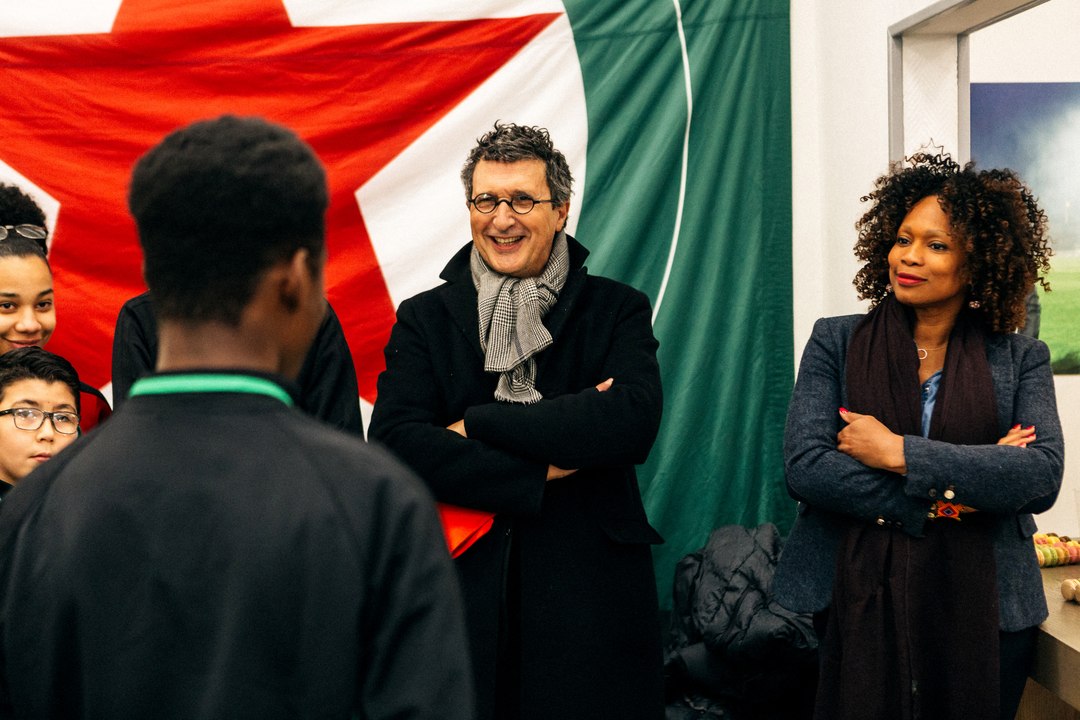 La Ministre des Sports au Red Star 07/03