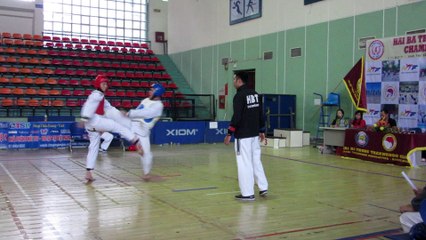 CLB Taekwondo ĐH Thăng Long chủ nhật 15-1-2017 thi đấu tại Bách Khoa MVI_4619