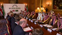 Theresa May and cabinet hold talks with Saudi delegation