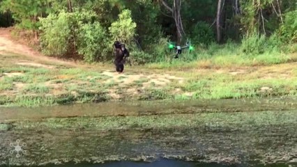 Apes vs Drone - Retired Chimpanzees from medical testing
