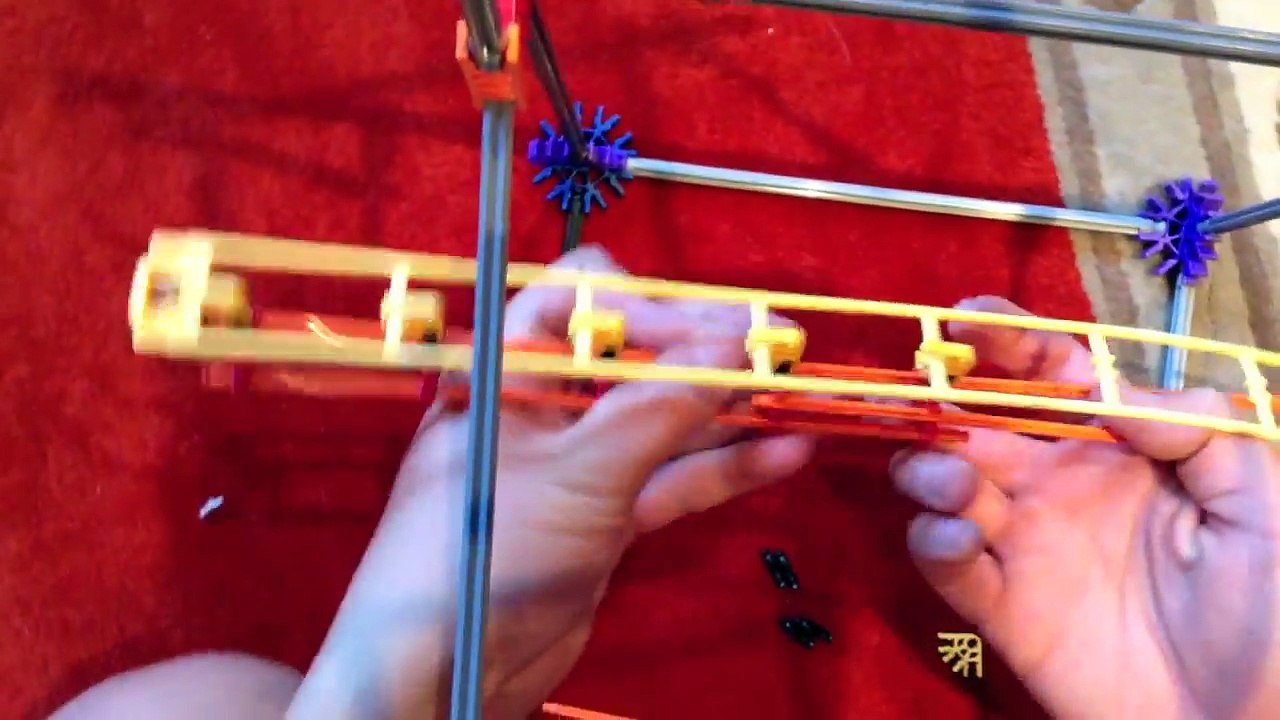 Knex Micro Roller Coasters How to Make a Spine video Dailymotion