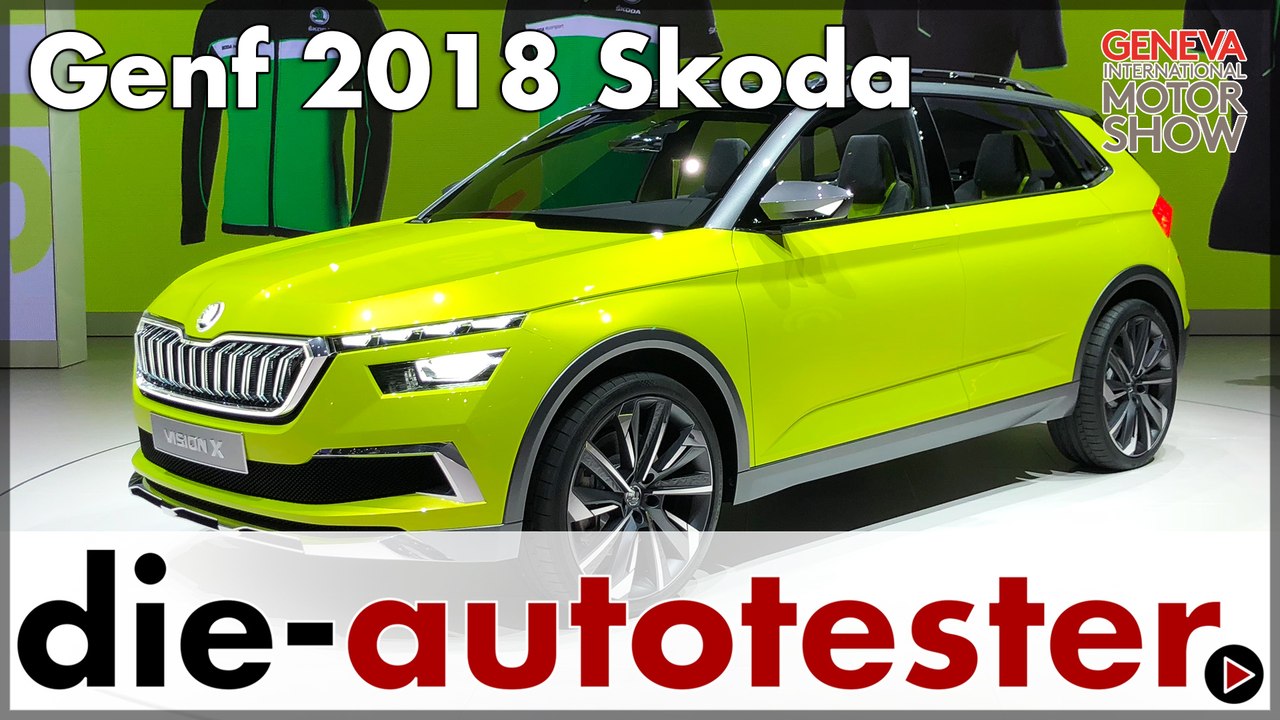 Genf 2018: Designstudie Skoda Vision X feiert Weltpremiere