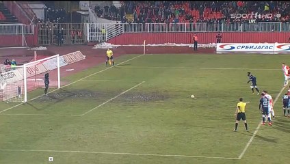 Ben Fardou  (Penalty) Goal HD - Vojvodina 1-2 FK Crvena zvezda 07.03.2018