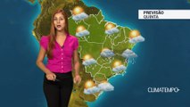 Previsão Brasil - Alerta no litoral de SP, RJ e BA