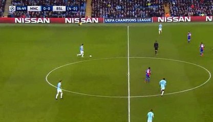 Gabriel Jesus Goal - Manchester City 1-0 Basel - 07.03.2018