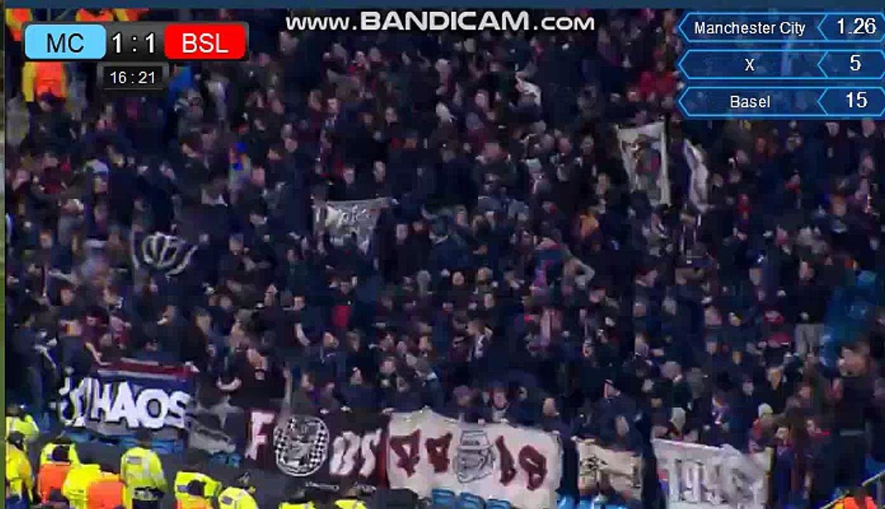 Mohamed Elyounoussi Goal HD - Manchester City 1-1 FC Basel 07.03.2018