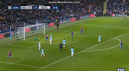 M.Elyounoussi   Goal Manchester City  1 - 1  Basel 07.03.2018 HD