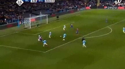 Mohamed Elyounoussi Goal - Manchester City 1-1 Basel - 07.03.2018