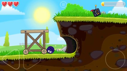 Playing Red Ball 4 with BILBERRY BALL, killing the BOSS, in Part 1