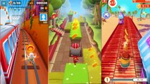 Говорящий Том бег за Золотом Tom gold run vs Миньен Despicable Me Minion Rush vs Subway Surf.