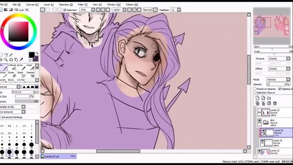 Chara/Pinkamena Fusion (MLP Undertale speedpaint)