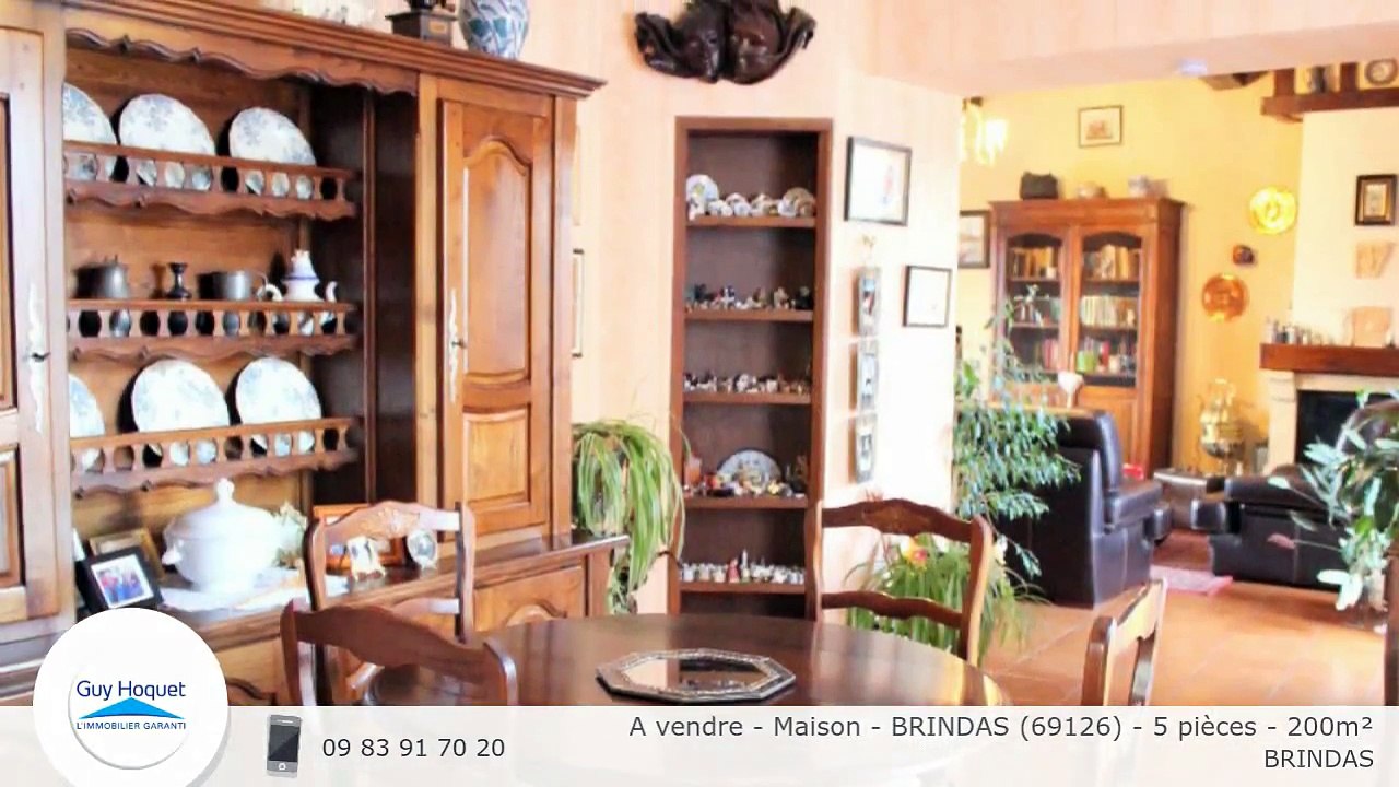 A vendre - Maison - BRINDAS (69126) - 5 pièces - 200m²