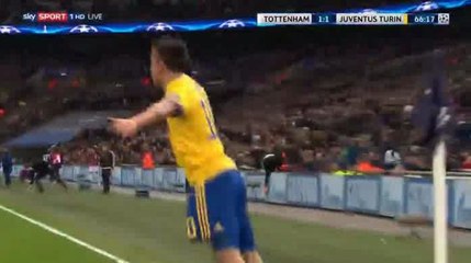 Paulo Dybala Goal - Tottenham 1-2 Juventus 07-03-2018