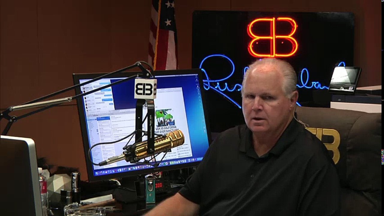The Rush Limbaugh Show | 3/7/2018 [video]